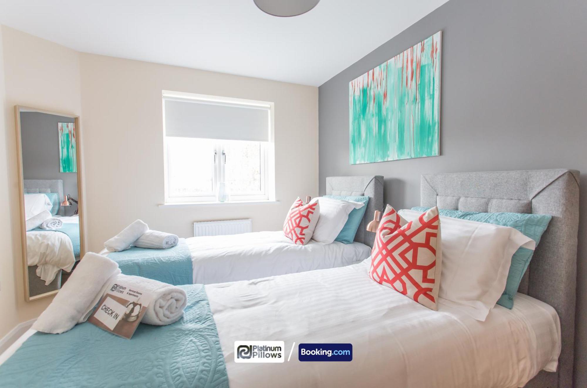 Modern Oxford 2 Bedroom Apartments, Near Headington Hospital, Families & Contractor Accommodation With Parking Exteriér fotografie